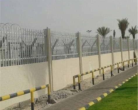 Precast Boundary Wall at Al Hasa Bulk Plant